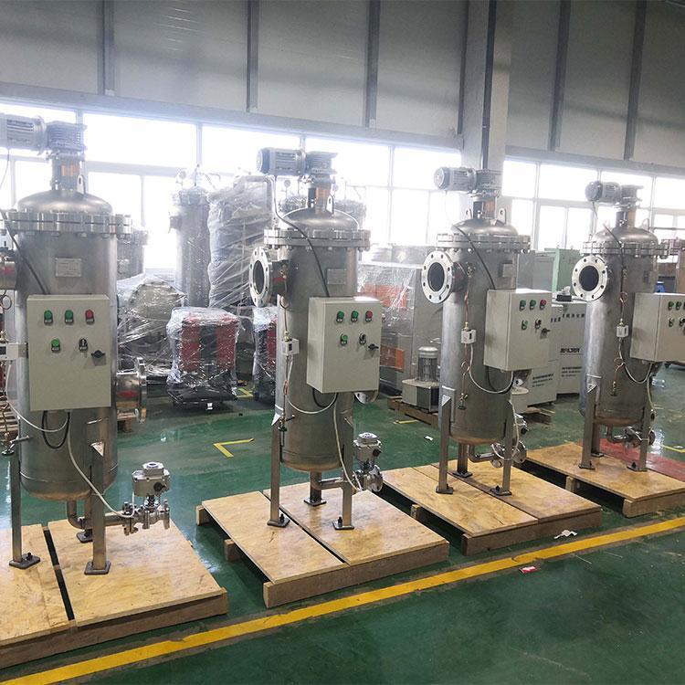 立式電機驅(qū)動刷式自清洗過濾器 刷式全自助清洗 管道過濾