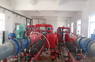 河南某市綠化取水泵站現(xiàn)場圖