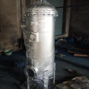 菲利特旋風管道除水分離器DN80 PN16離心式除油除水分離器